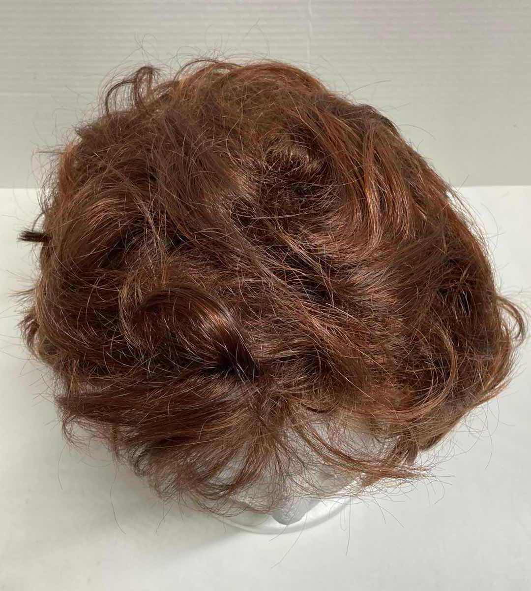 Photo 5 of CHESTNUT COLORED WOMENS MODACRYLIC FIBER HAIR WIG W STYROFOAM MANNEQUIN HEAD MADE IN THAILAND,JAPAN