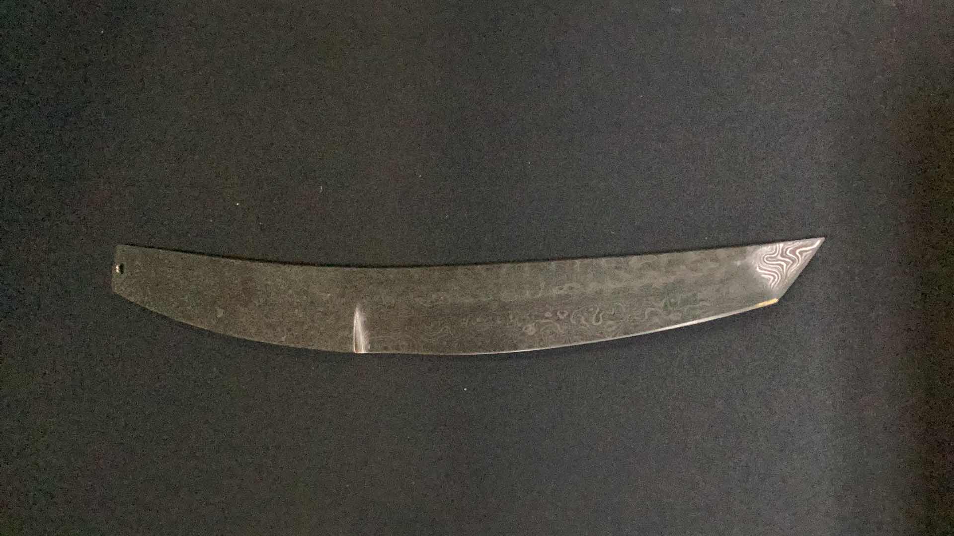 Photo 2 of DAMASCUS STYLE STEEL 10” BLADE