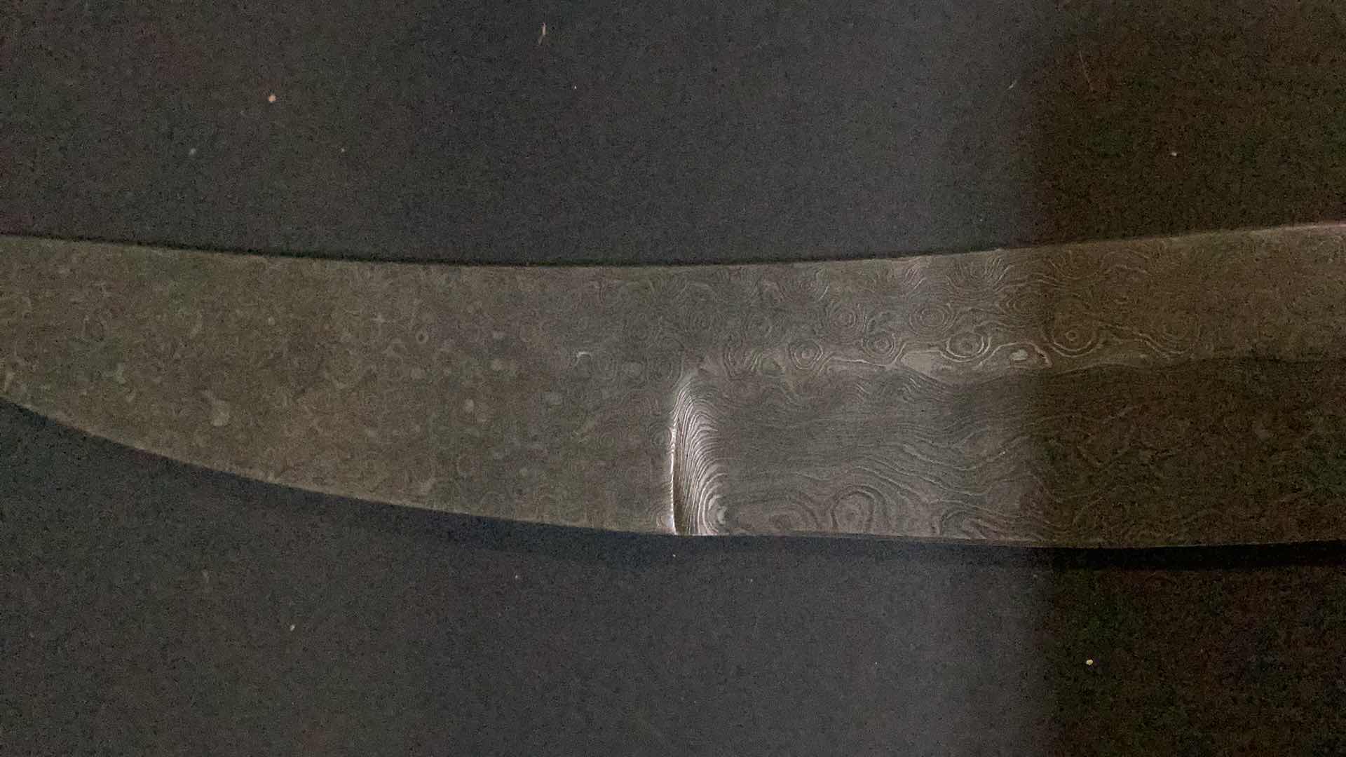 Photo 3 of DAMASCUS STYLE STEEL 10” BLADE