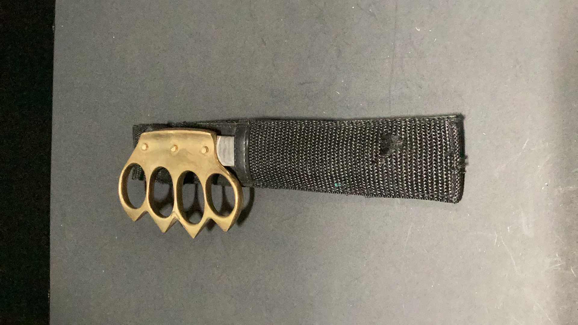 Photo 1 of BRASS KNUCKLE 9” KNIFE