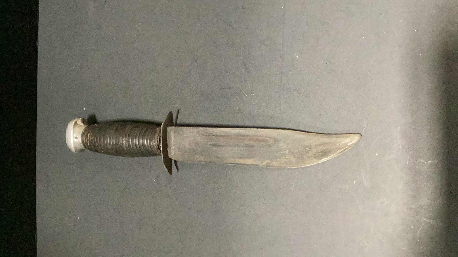 Photo 2 of LEATHER HANDLED 11” KNIFE