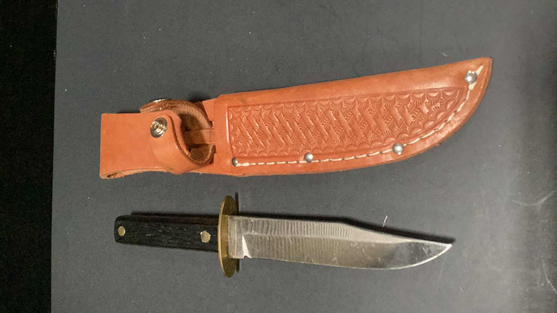 Photo 3 of WOOD HANDLED 9” KNIFE