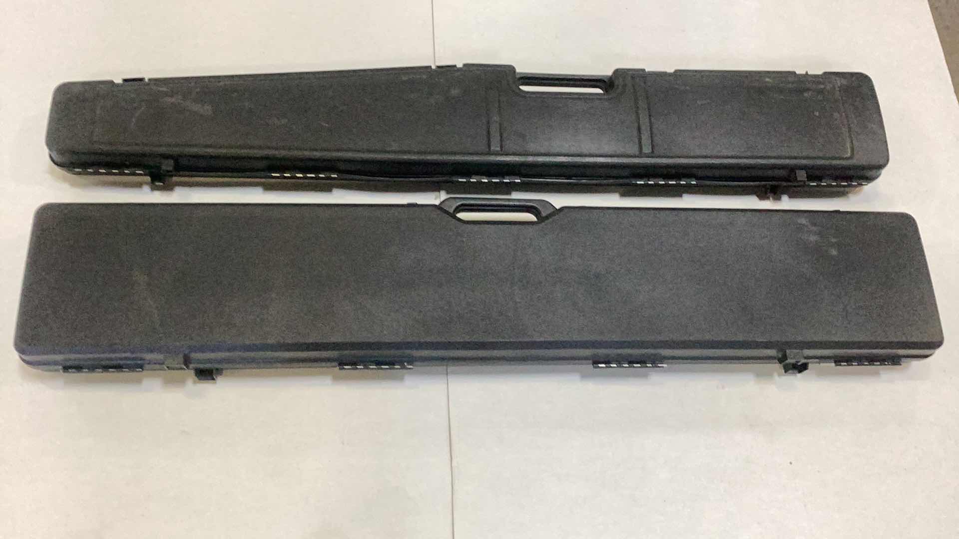 Photo 1 of TWO PLASTIC RIFLE CASES