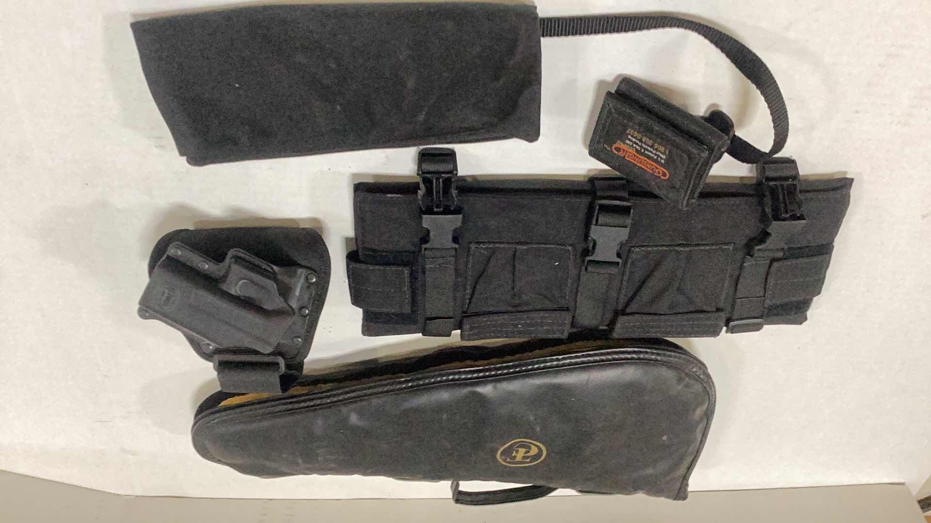 Photo 1 of ANKLE HOLSTER, PISTOL CASE AND BAGS