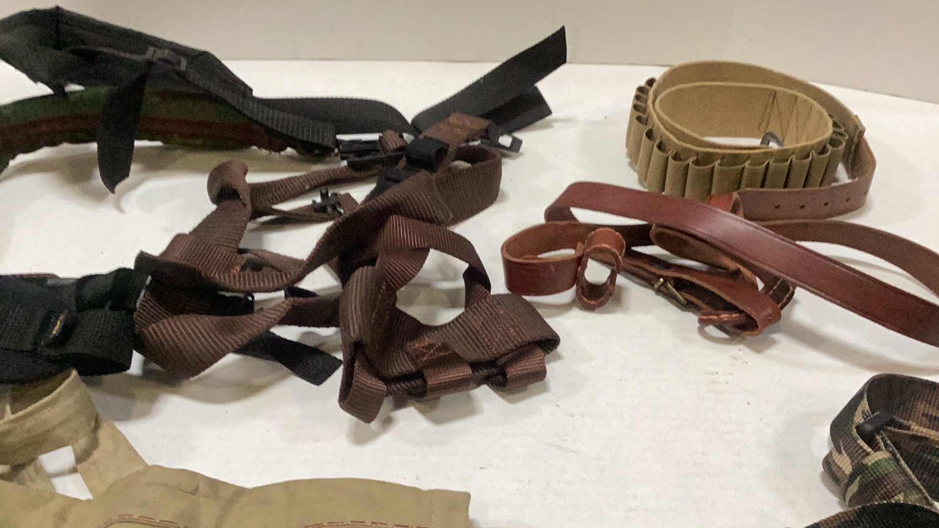 Photo 3 of BANDOLIERS, STRAPS, AND  INTAGE AMMO HOLDER