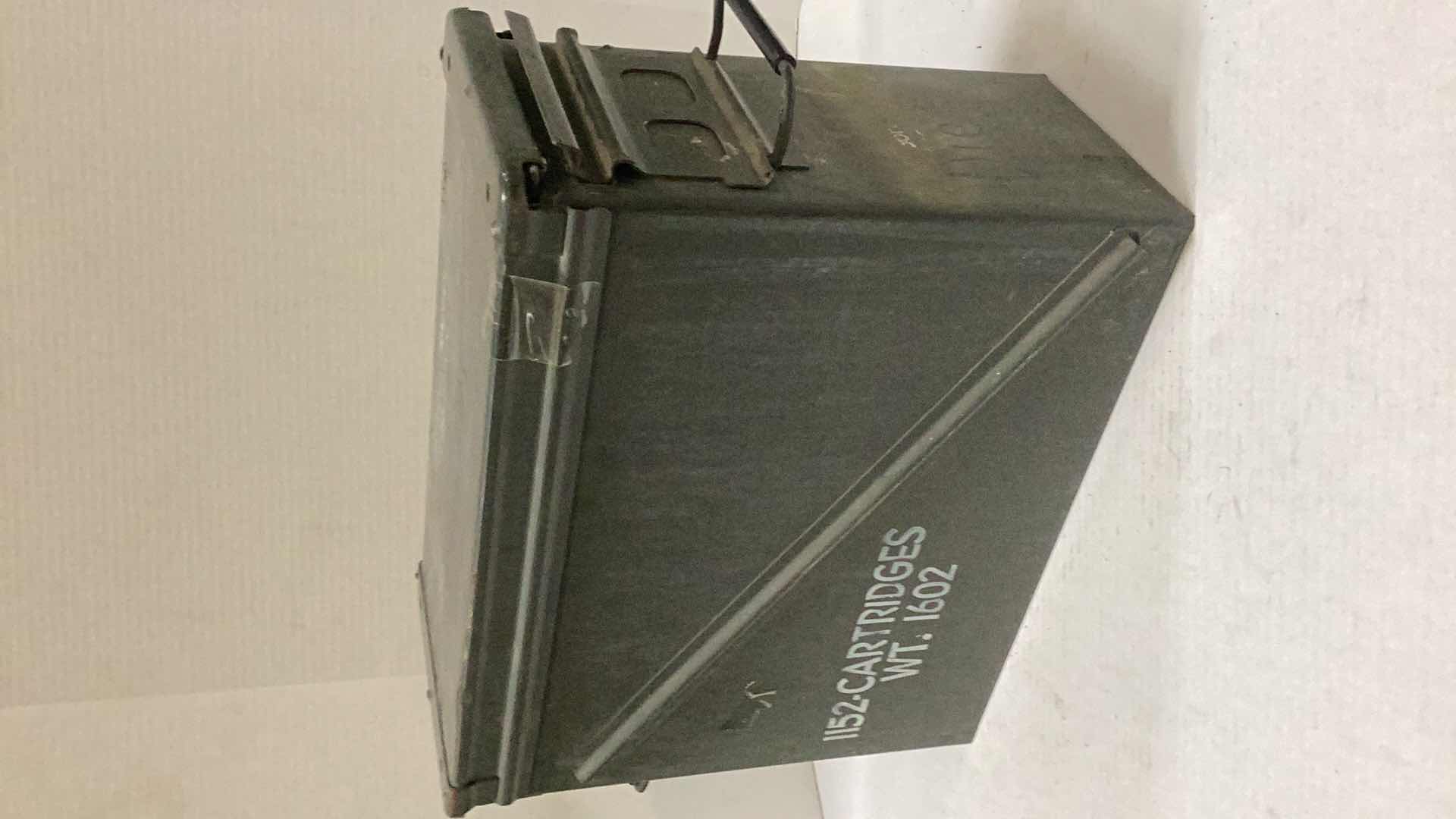 Photo 1 of METAL AMMUNITION CASE 17 X 8 X 15”H