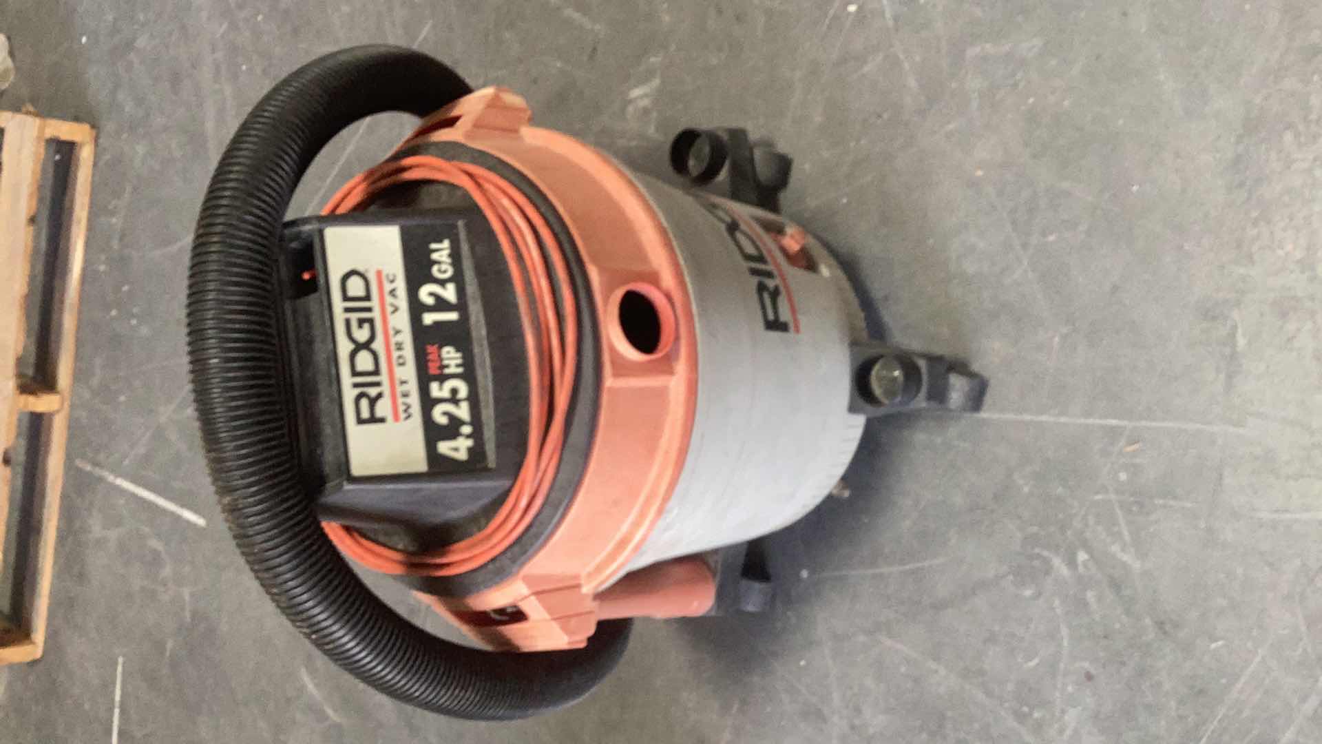 Photo 1 of RIGID SHOP VAC 4.25 HP 12 GALLON