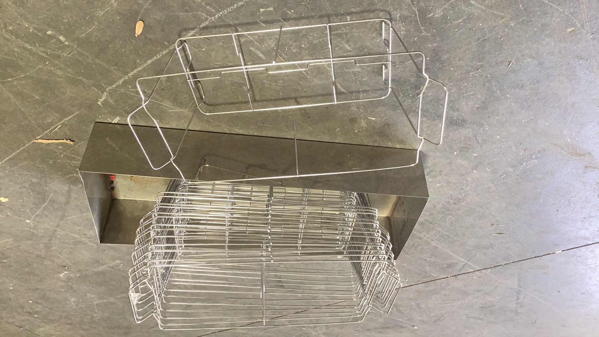 Photo 1 of 14 ALUMINUM CATERWARE WIRE STREAM RACKS