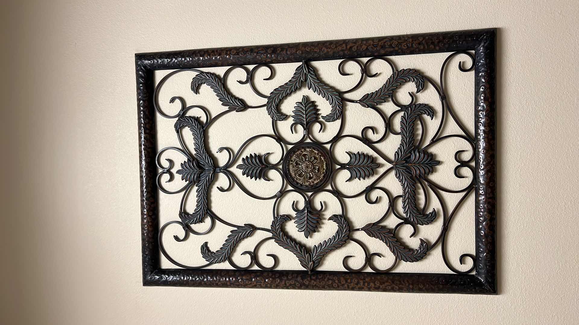 Photo 3 of SCULPTURED METAL WALL ART 27” x 38”