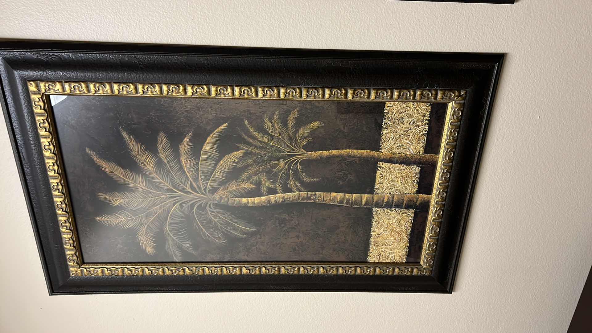 Photo 3 of FRAMED “PALM TREE” ARTWORK 28” x 47”