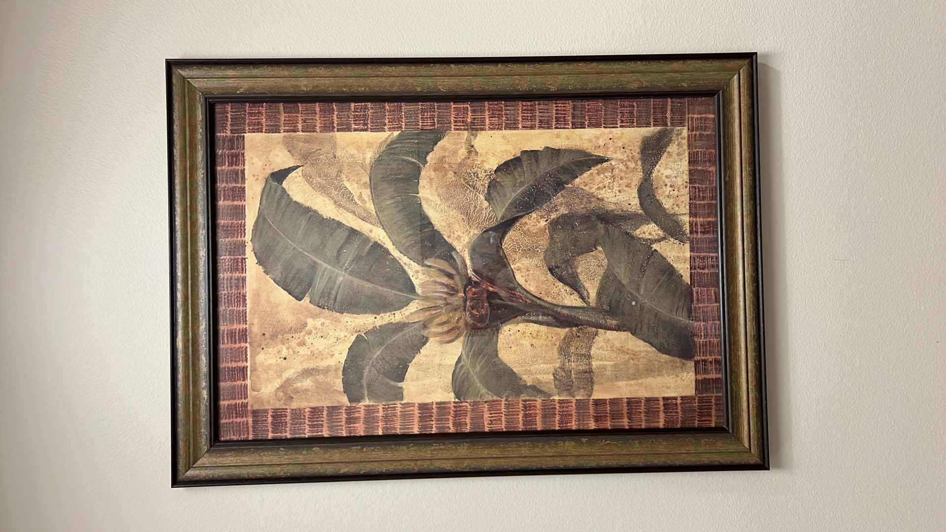 Photo 1 of FRAMED “PLANT” SIGNEF ARTWORK 30” x 42