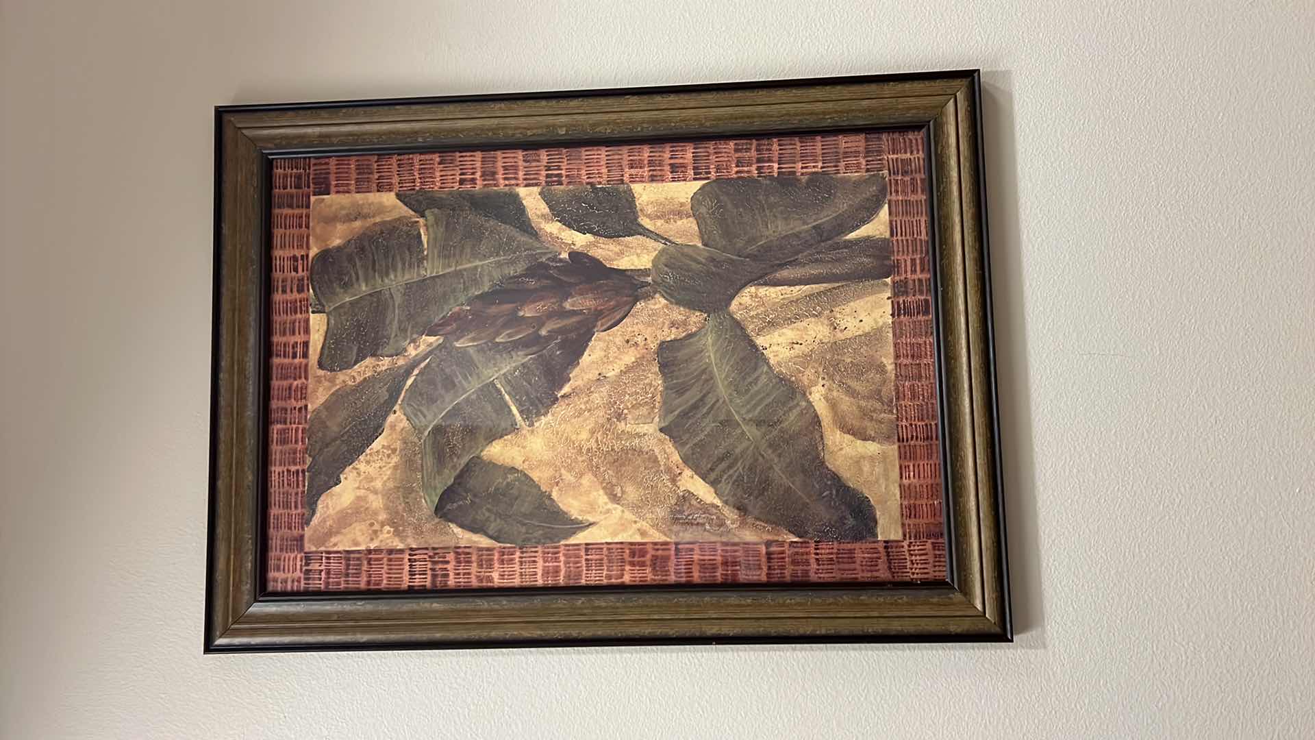 Photo 1 of FRAMED “PLANT” ARTWORK 30” x 42”