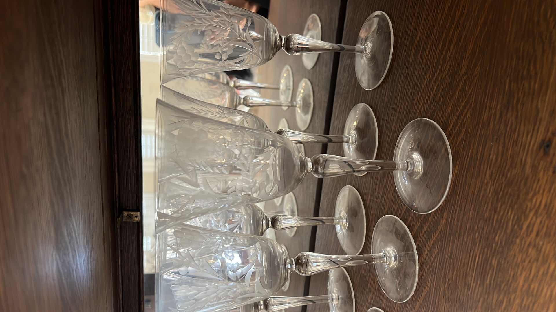 Photo 4 of 15-CRYSTAL STEMWARE GLASSES