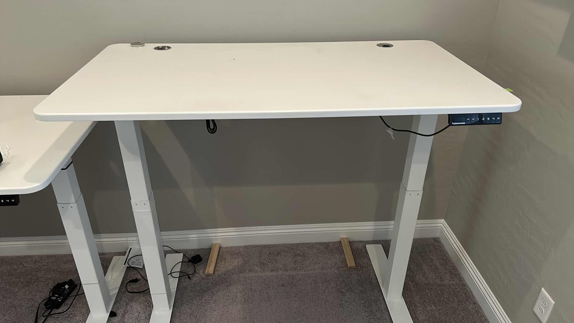 Photo 5 of ADJUSTABLE HEIGHT WORK TABLE WITH ELECTRICAL 53” x 29”