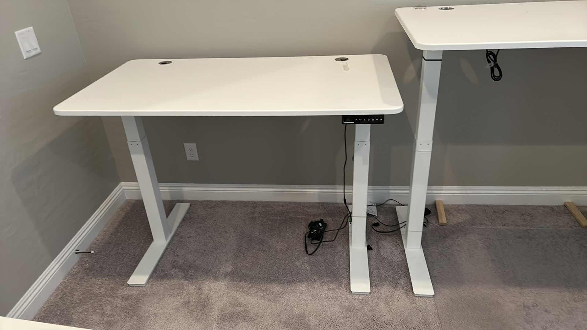 Photo 8 of ADJUSTABLE HEIGHT WORK TABLE WITH ELECTRICAL 53” x 29”