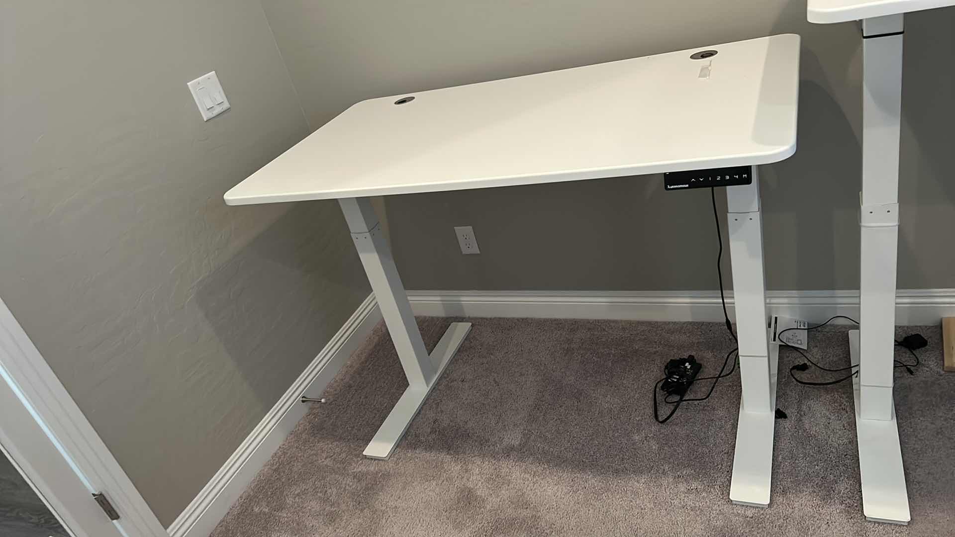 Photo 9 of ADJUSTABLE HEIGHT WORK TABLE WITH ELECTRICAL 53” x 29”