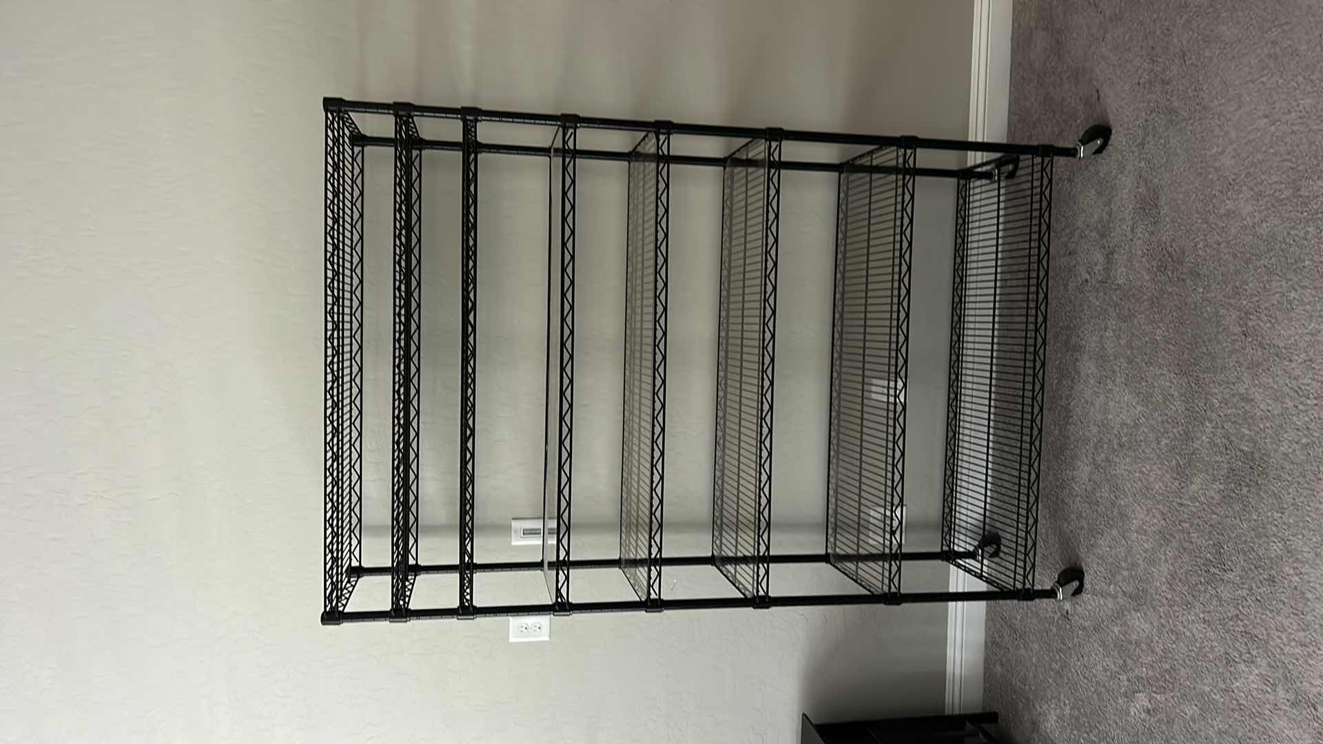 Photo 4 of METAL RACK WITH SHELVES LAMINATE TOPS 4’ x 28” x H77”