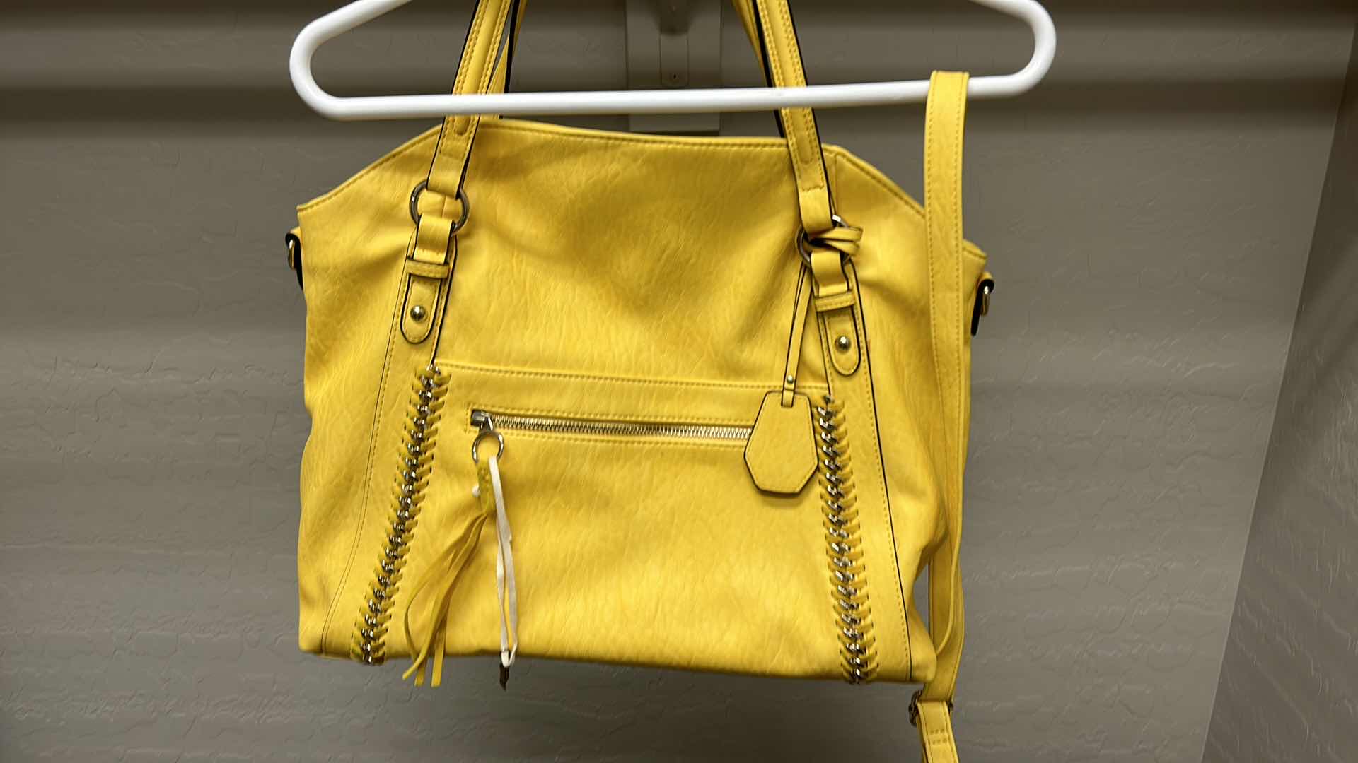 Photo 3 of BRIGHT YELLOW JESSICA SIMPSON TOTE