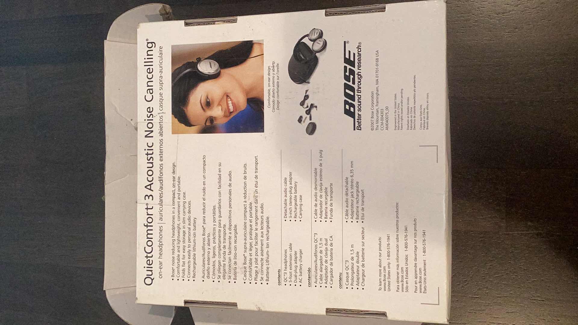 Photo 4 of BOSE QUIETCOMFORT 3 HEADPHONES