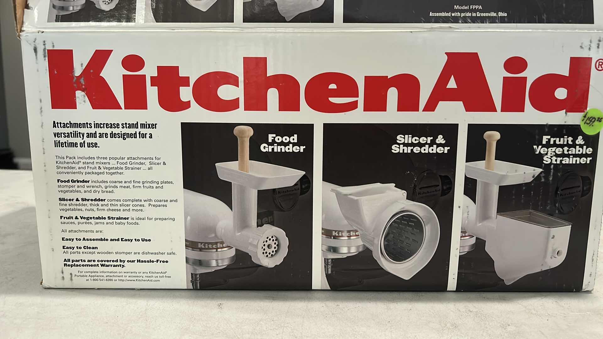 Photo 3 of KITCHENAID STAND MIXER ATTACHMENT PACK