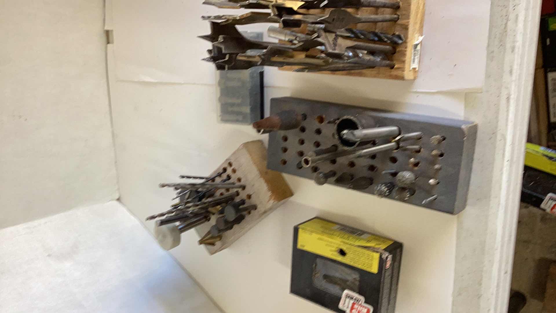 Photo 2 of BOX OF ASSORTED DRILL BITS AND FASTENERS