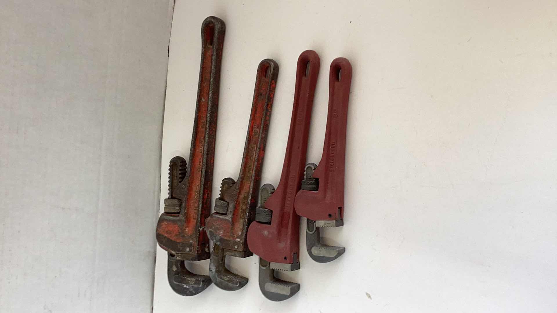 Photo 4 of PIPE WRENCHES 14”, 10”, AND 8”