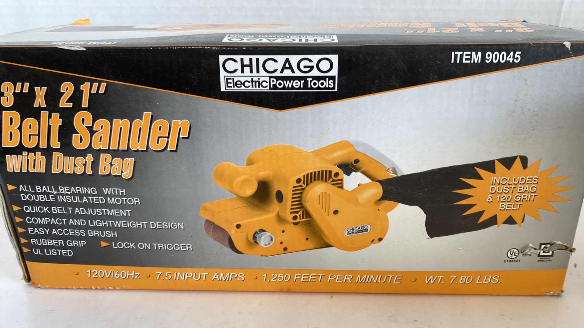 Photo 1 of CHICAGO ELECTRIC POWER TOOLS BELT SANDER