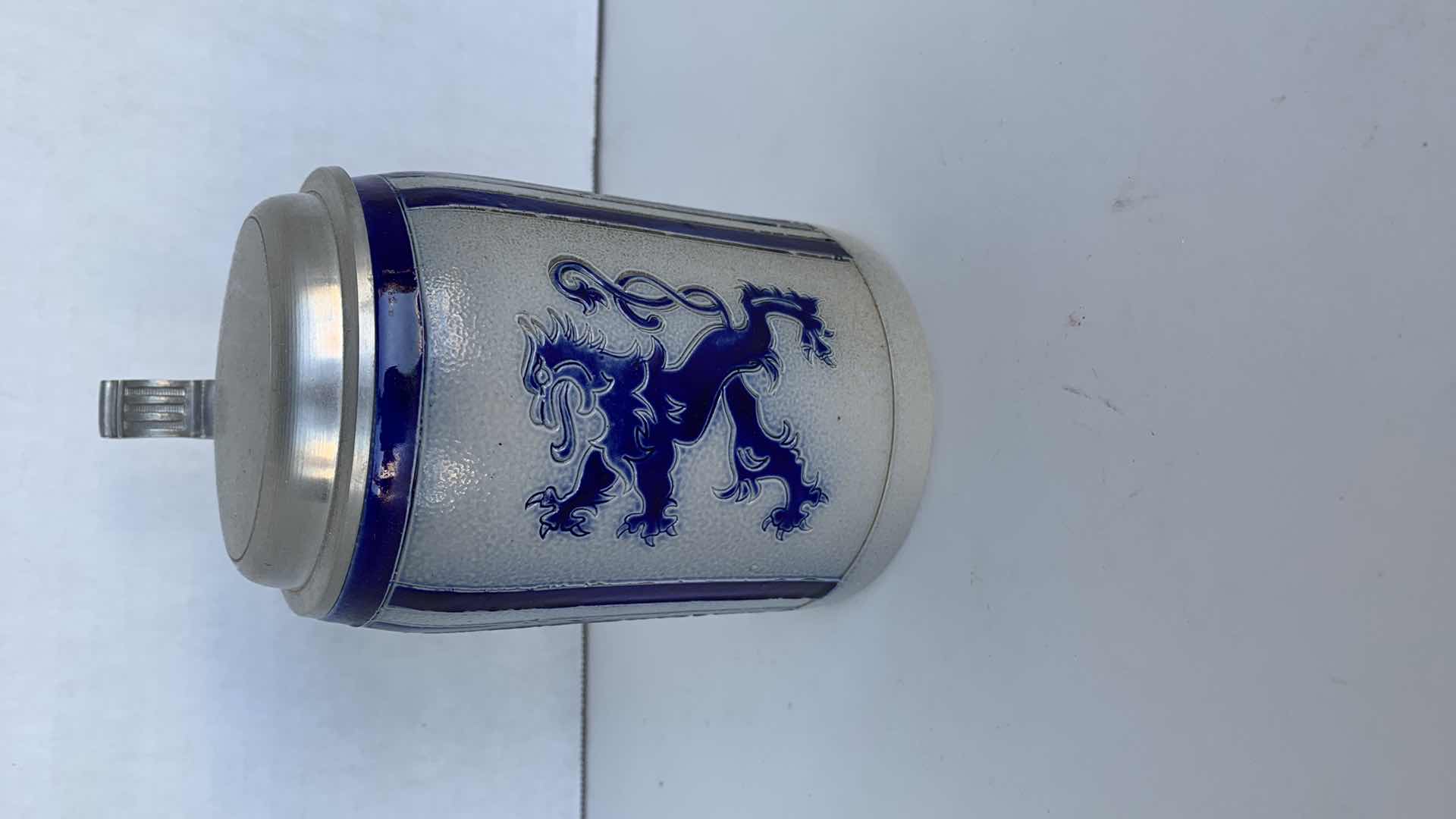 Photo 1 of HANDARBEIT SALZGLASUR BEER STEIN MADE IN GERMANY