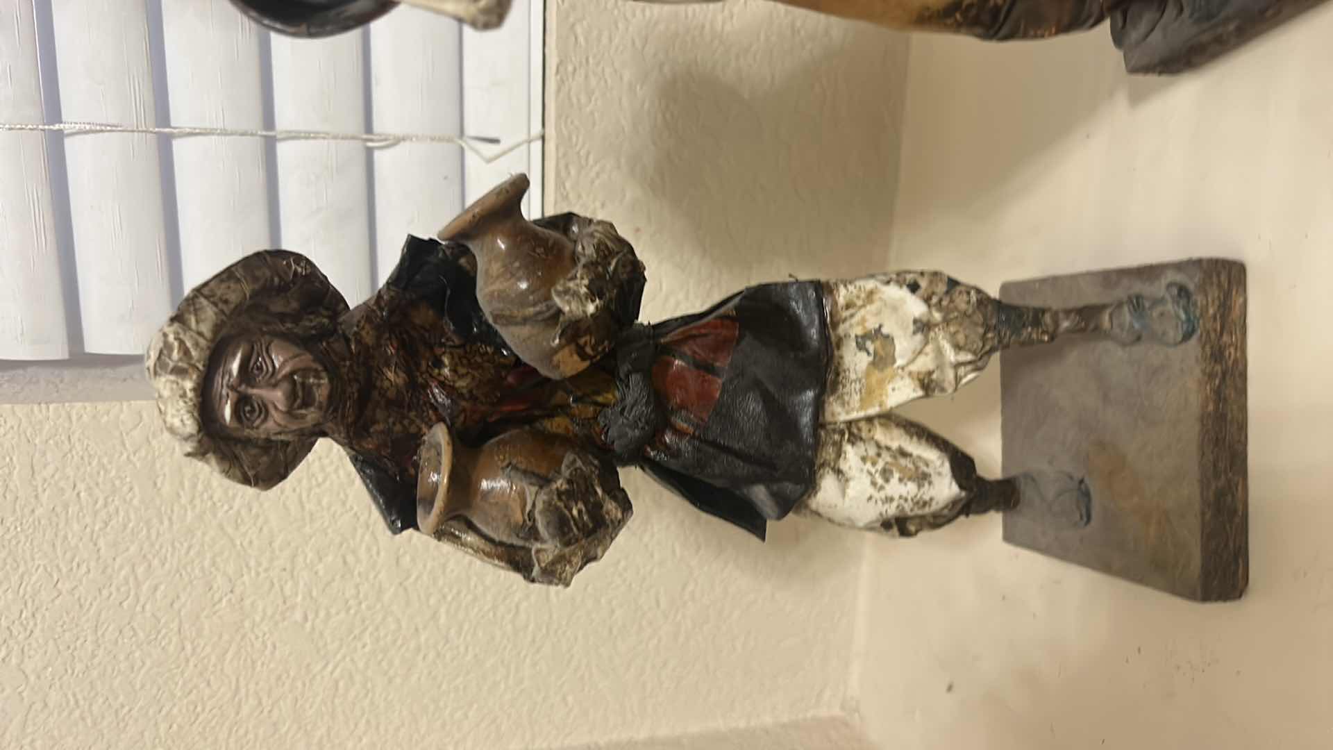 Photo 3 of 4 PAPER MACHE MEXICAN SCULPTURES 13.5”