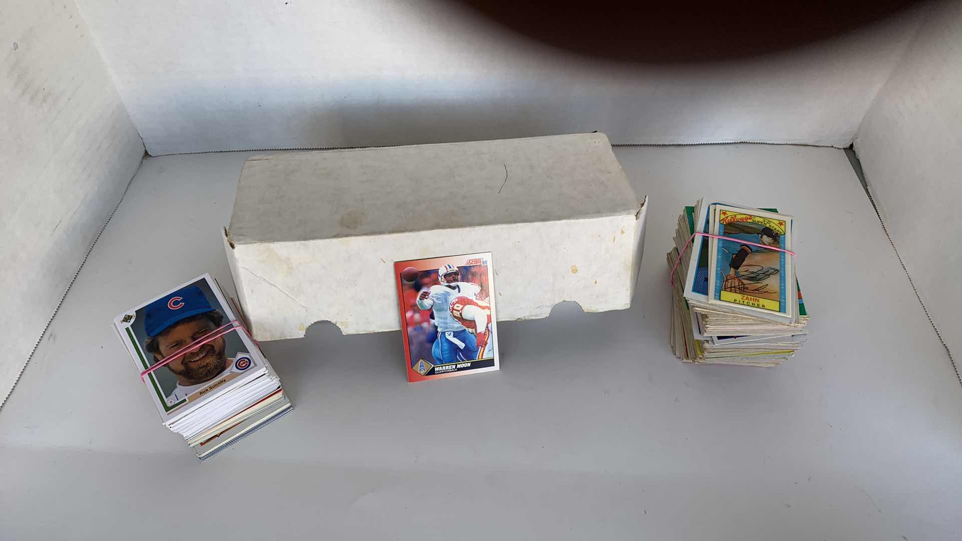 Photo 1 of ASSORTED FOOTBALL AND BASEBALL SPORTS CARDS