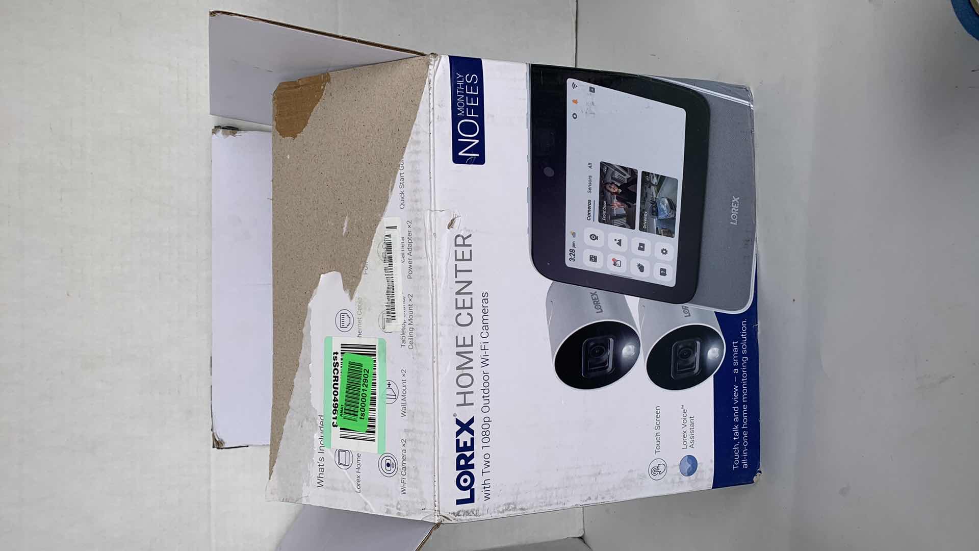 Photo 1 of LOREX 2 CAMERA 1080P OUTDOOR WI-FI CAMERAS WITH VIDEO SCREEN