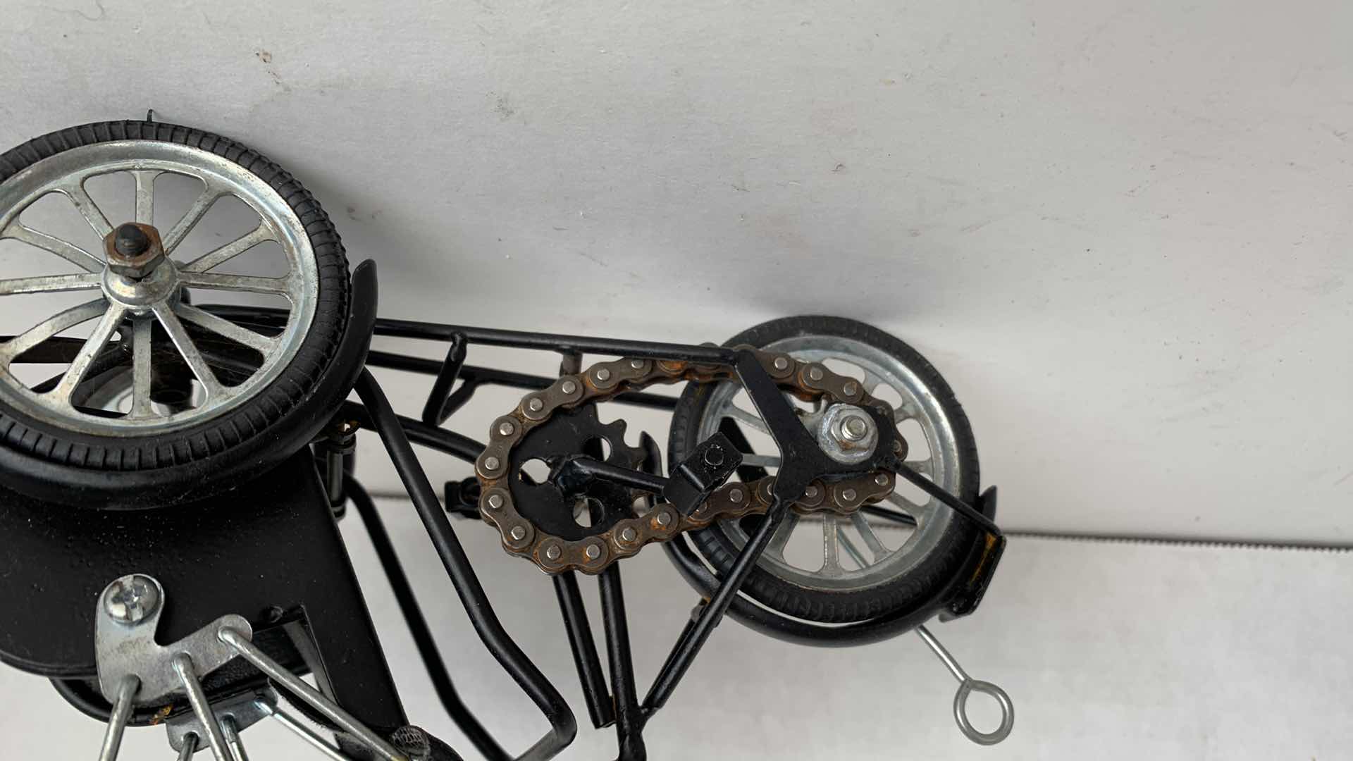 Photo 5 of METAL MOTORCYCLE AND BABY CARRIAGE