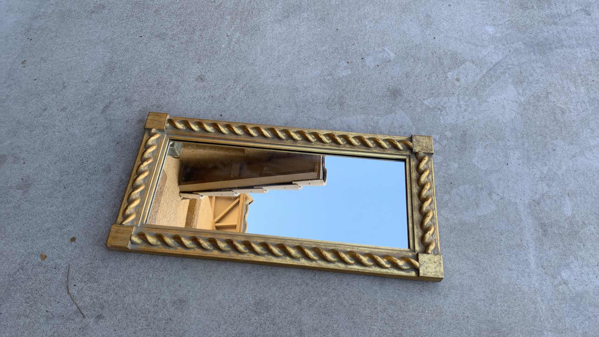 Photo 1 of HEAVY FRAMED MIRROR 28” X 14”