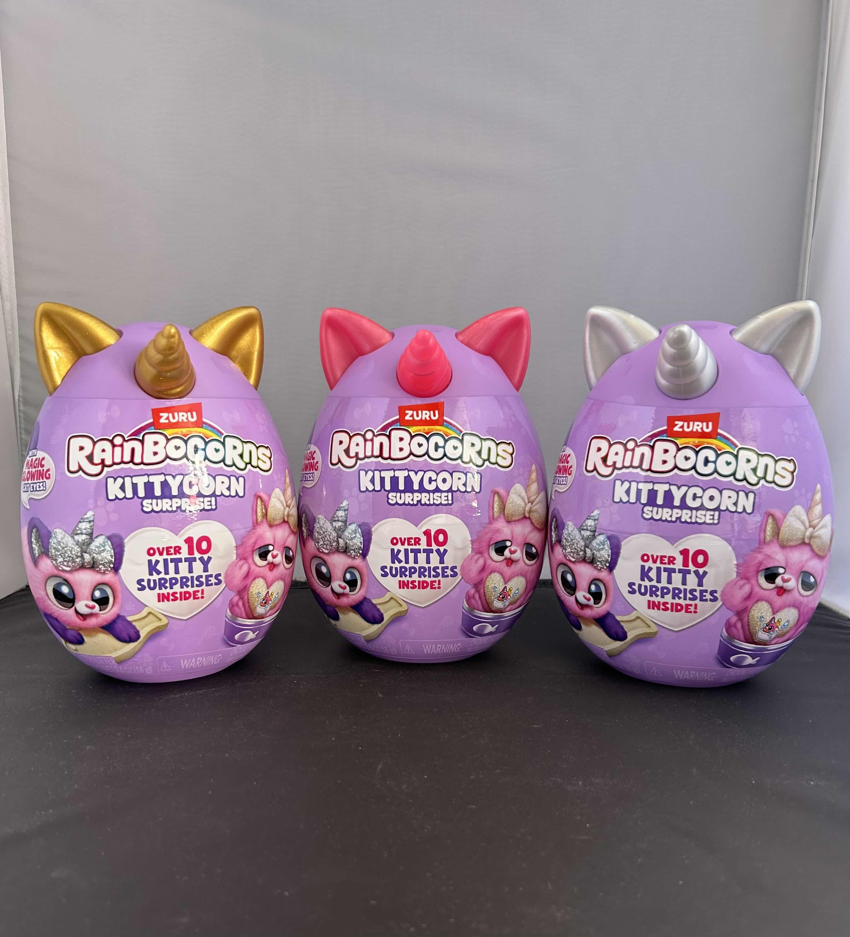 Photo 1 of 3 - BRAND NEW ZURU RAINBOCORNS KITTYCORN SURPRISE! OVER 10 SURPRISES INSIDE