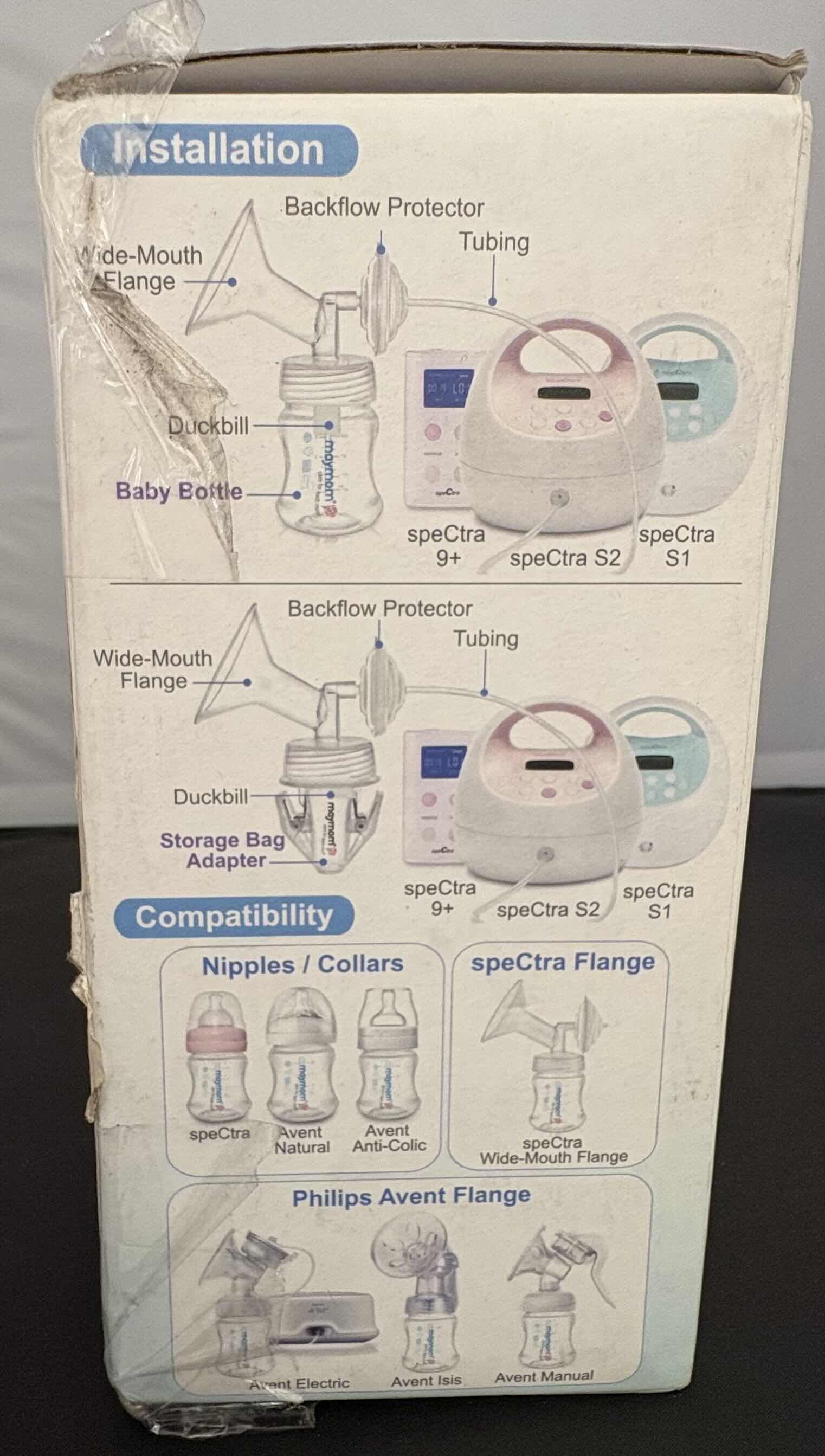 Photo 9 of BRAND NEW - MAYMOM MYFIT FLANGE KIT, TOMMEE TIPPEE CLOSER TO NATURE ANTI COLIC BOTTLE 5 OZ, CORNER FURNITURE PROTECTOR