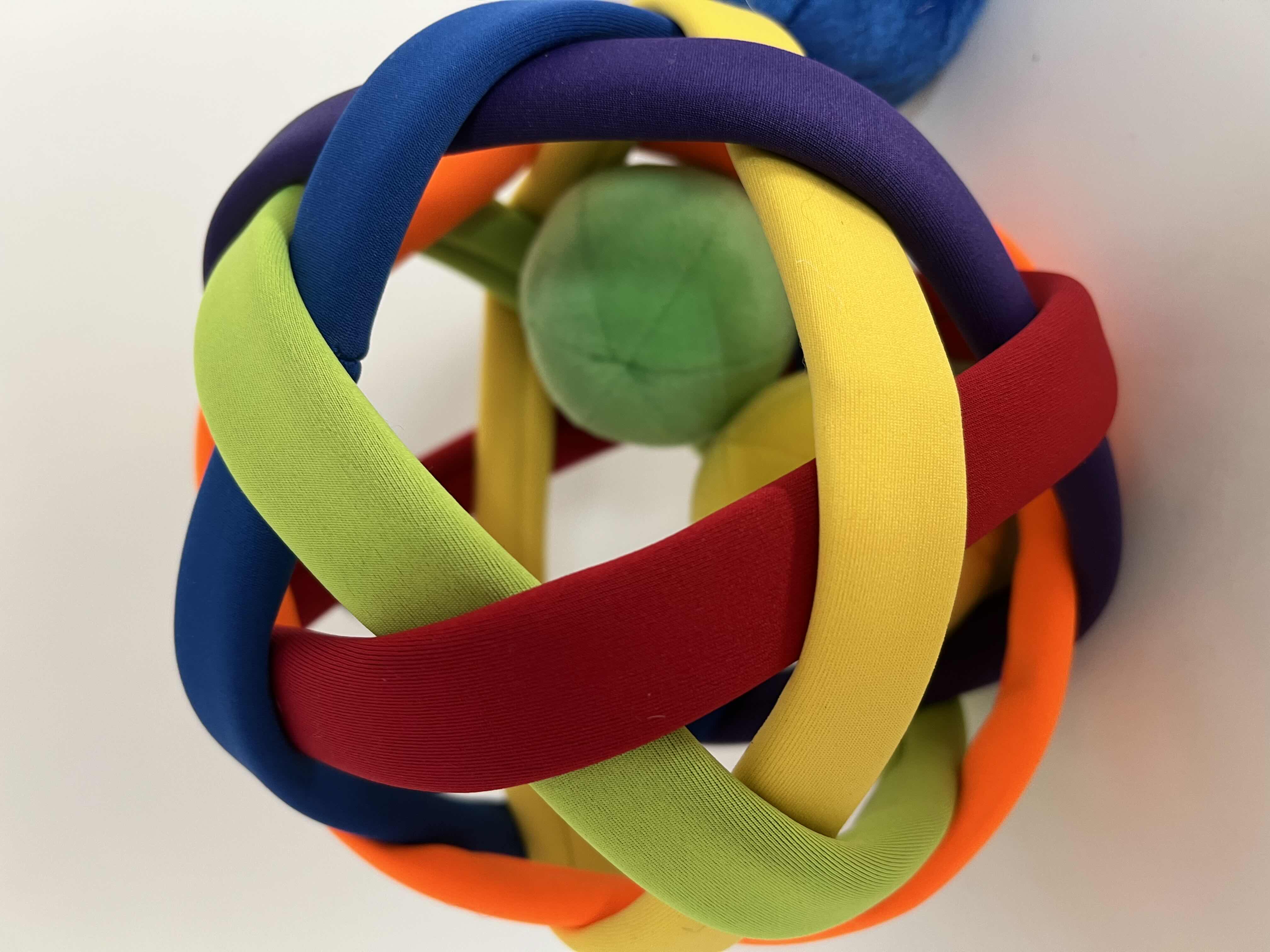 Photo 1 of BABY TOYS. BRAND NEW PLUSH WOVEN BALL PUZZLE GAME.