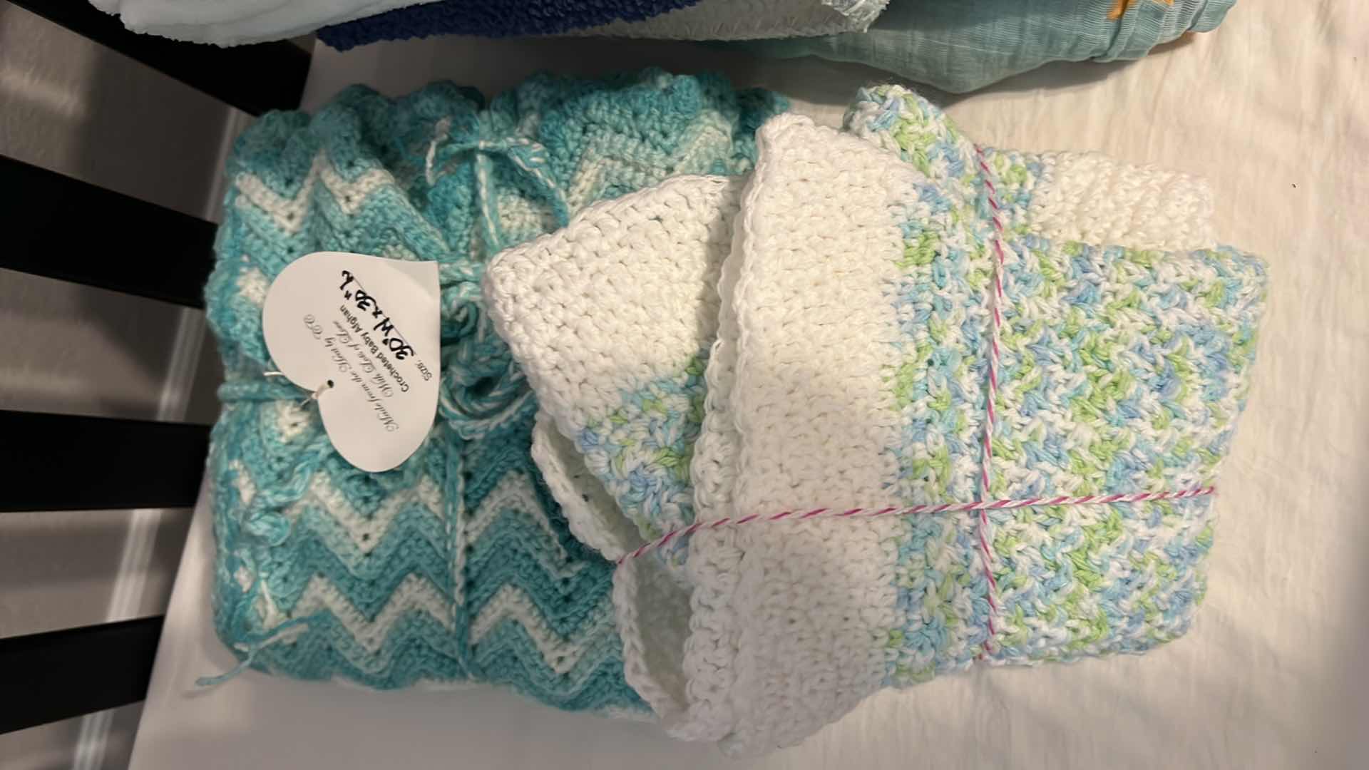 Photo 2 of 7-BABY BLANKETS. LIKE NEW. VARIOUS PRINTS AND SIZES.