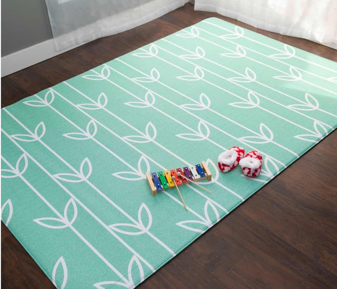 Photo 3 of BABYCARE - CHILDREN AND TODDLER PLAY MAT “SEA PETALS” REVERSIBLE 82” X 55” 