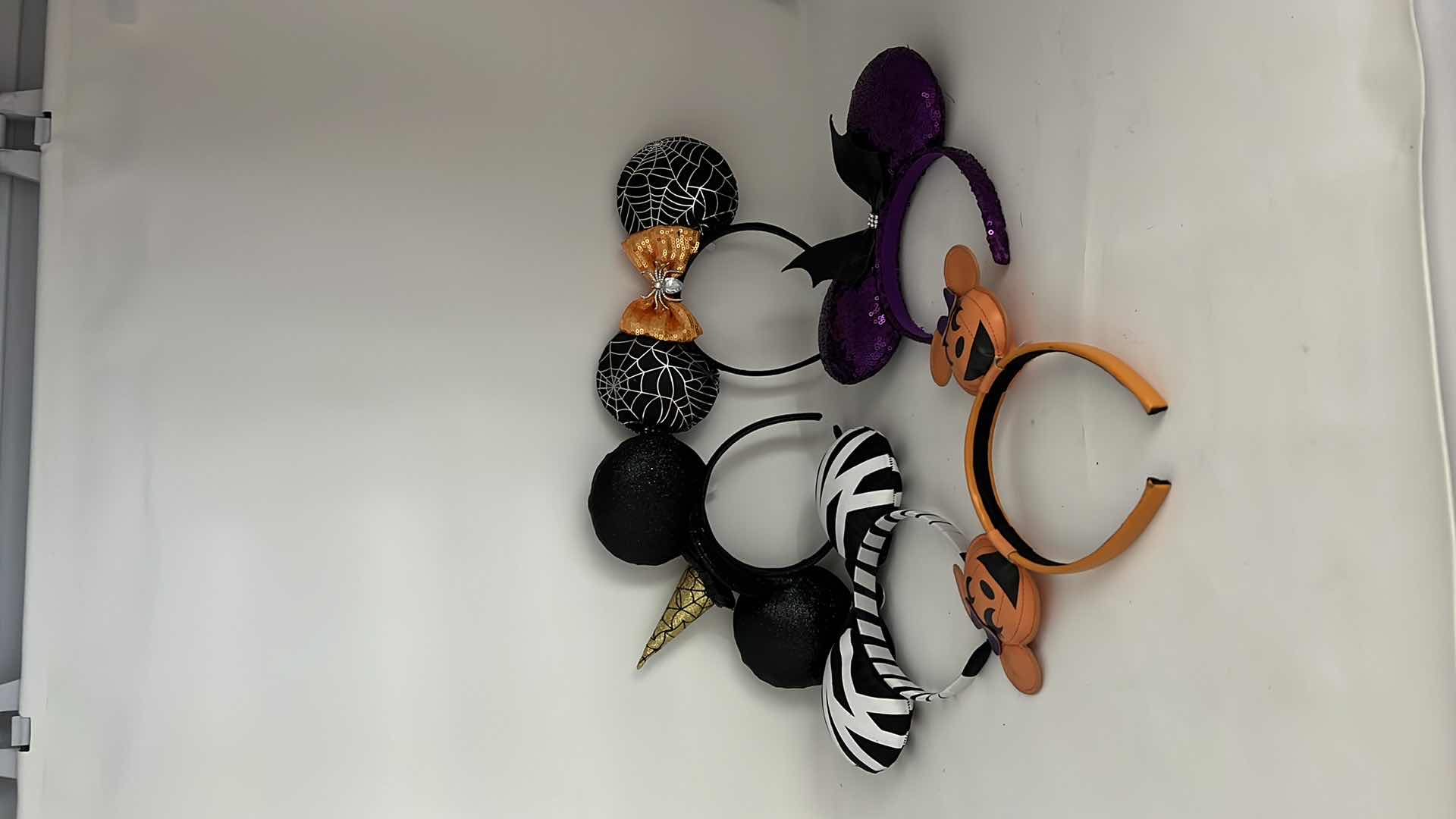 Photo 1 of 5-AUTHENTIC DISNEY MICKEY/MINNIE EARS HEADBANDS. VARIOUS STYLES ANS COLORS. 