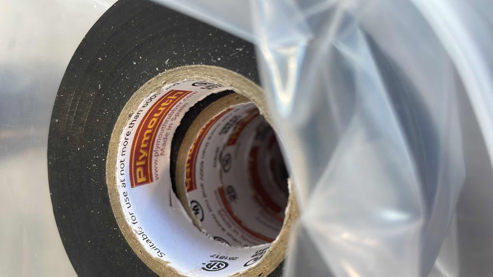 Photo 2 of PLYMOUTH ELECTRICAL TAPE (2-6ROLLS)