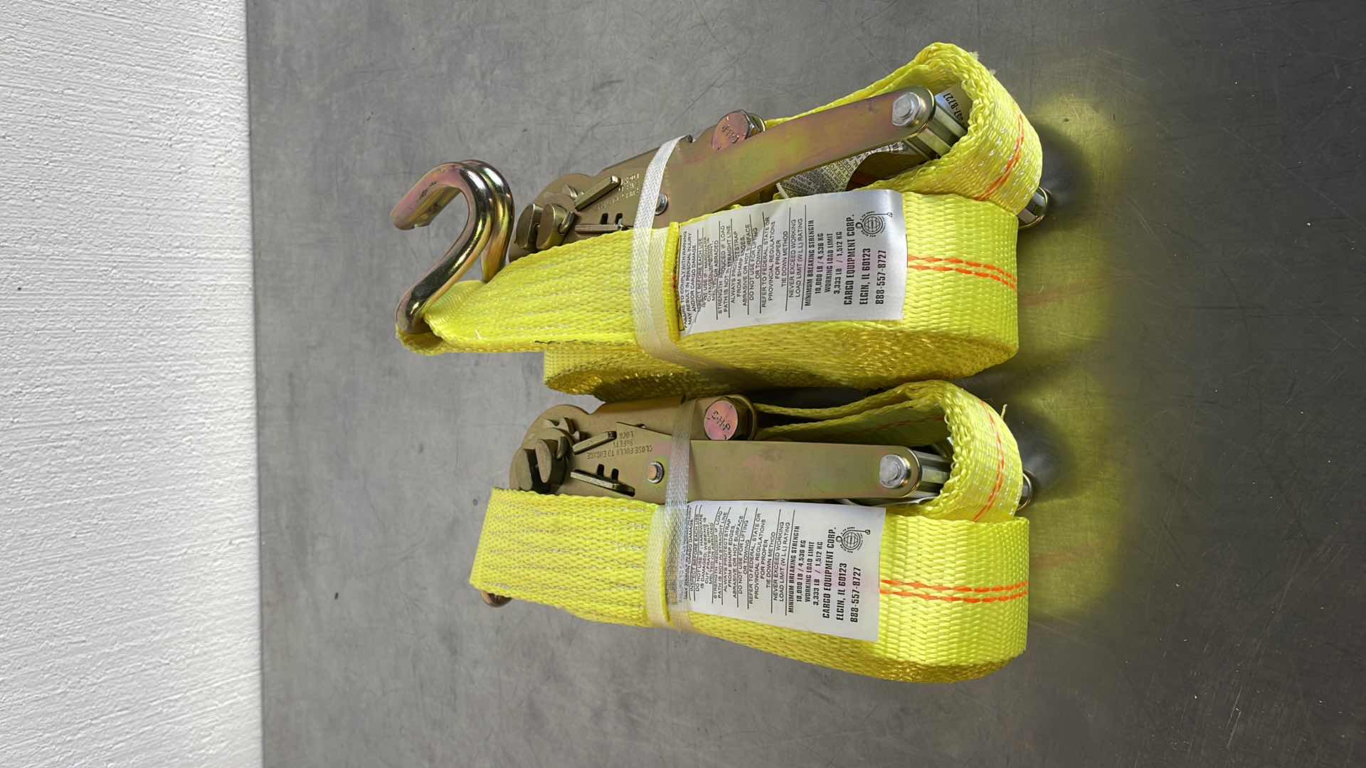 Photo 1 of COMMERCIAL 2" RATCHETING STRAPS WLL 3,333LB (2)