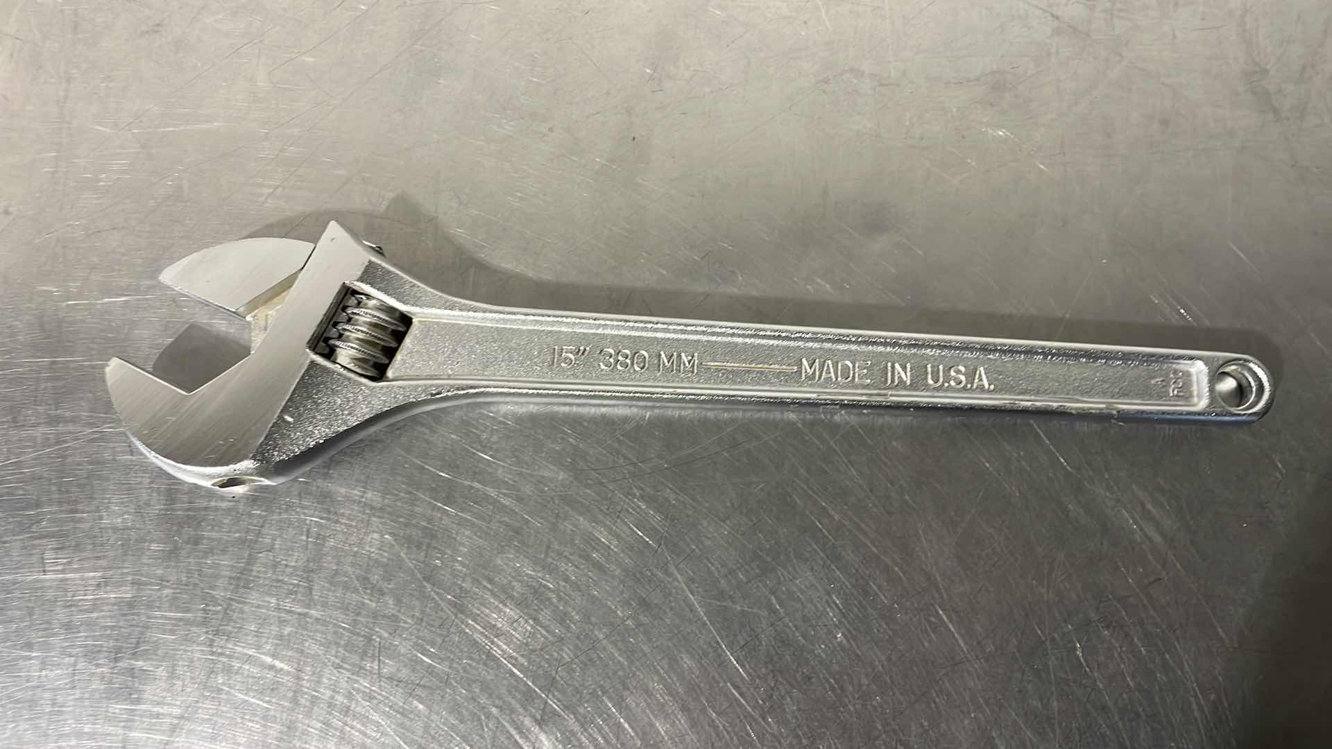 Photo 2 of 15” ARMSTRONG ADJUSTABLE WRENCH USA 380MM