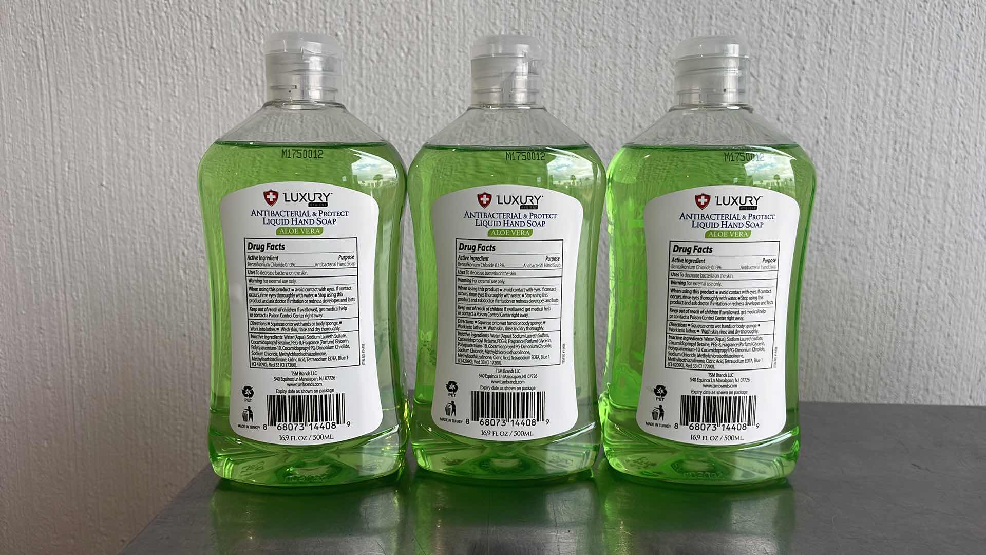 Photo 2 of LUXURY HYGIENE ALOE VERA LIQUID HAND SOAP 3-16.9oz BOTTLES