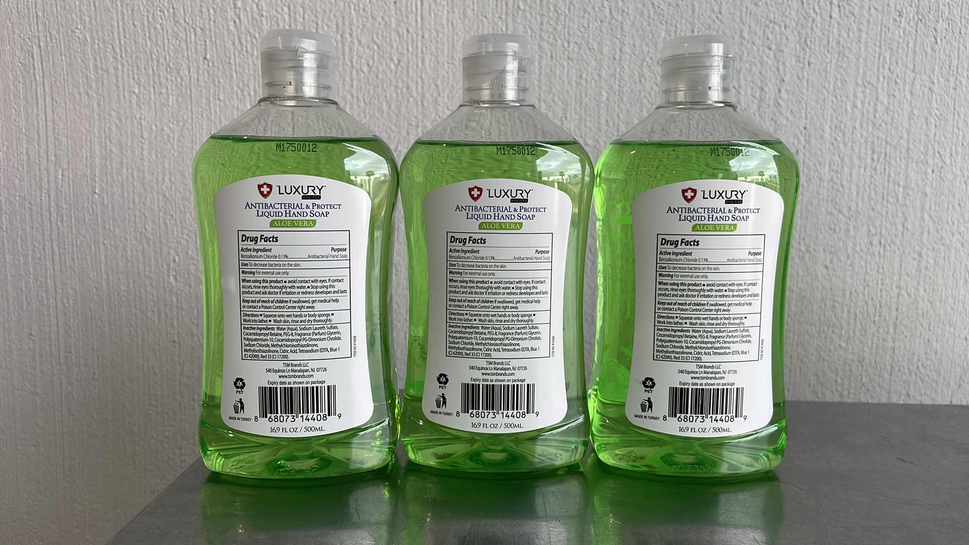 Photo 2 of LUXURY HYGIENE ALOE VERA LIQUID HAND SOAP 3-16.9oz BOTTLES