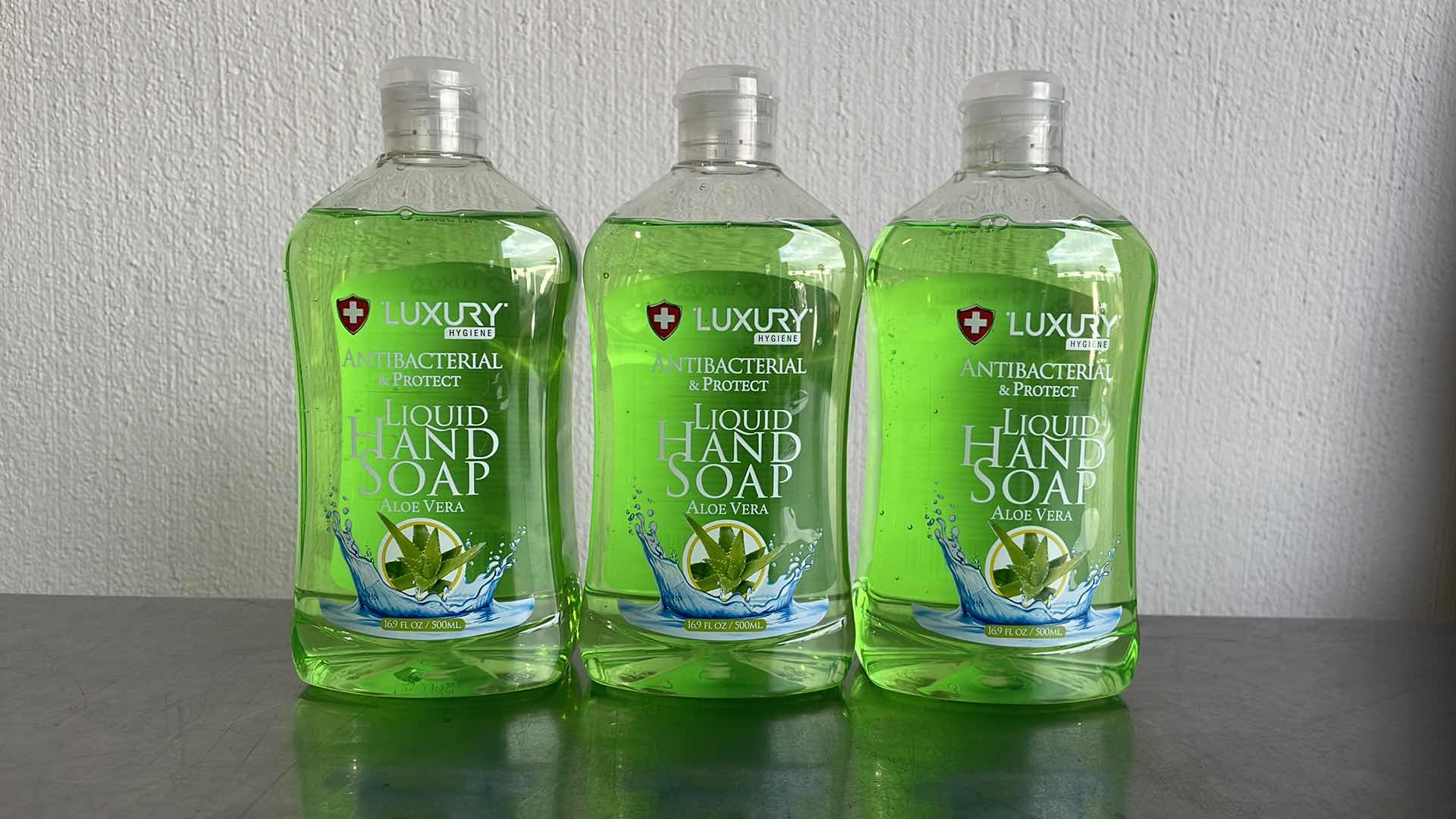 Photo 1 of LUXURY HYGIENE ALOE VERA LIQUID HAND SOAP 3-16.9oz BOTTLES