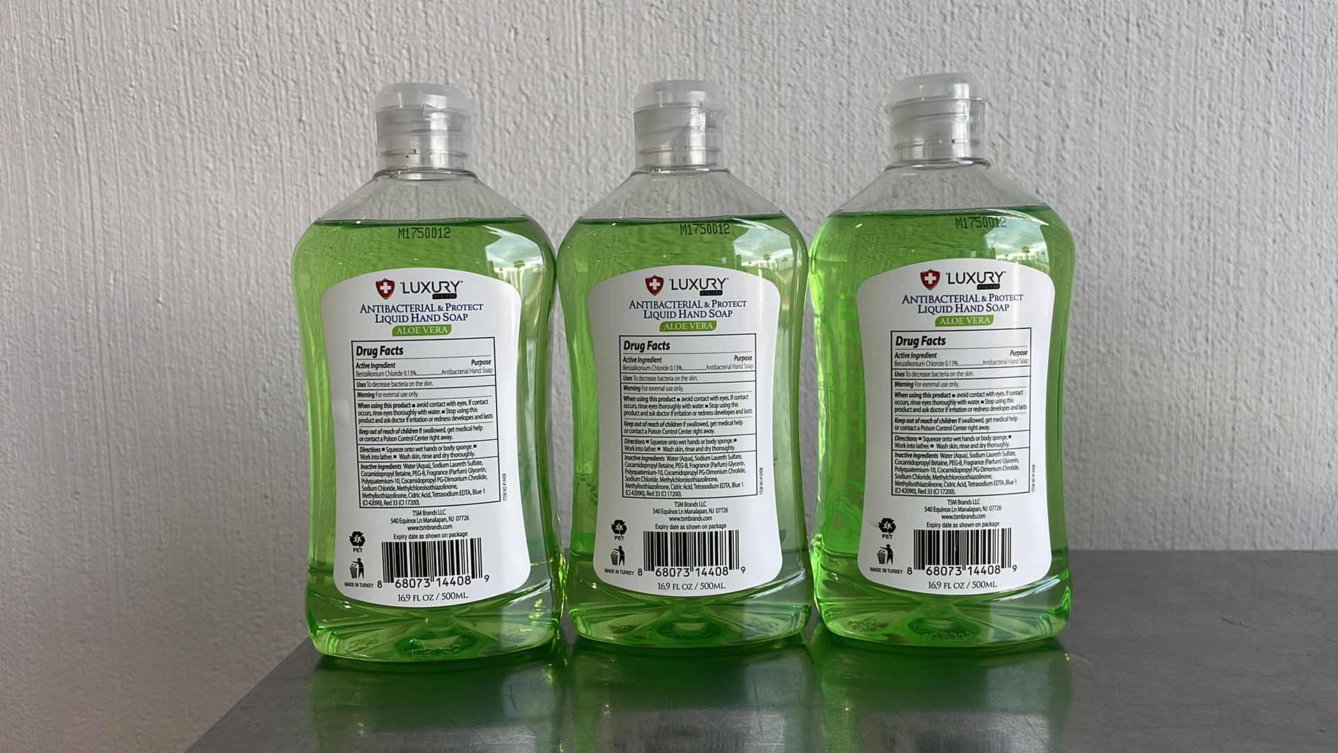 Photo 2 of LUXURY HYGIENE ALOE VERA LIQUID HAND SOAP 3-16.9oz BOTTLES