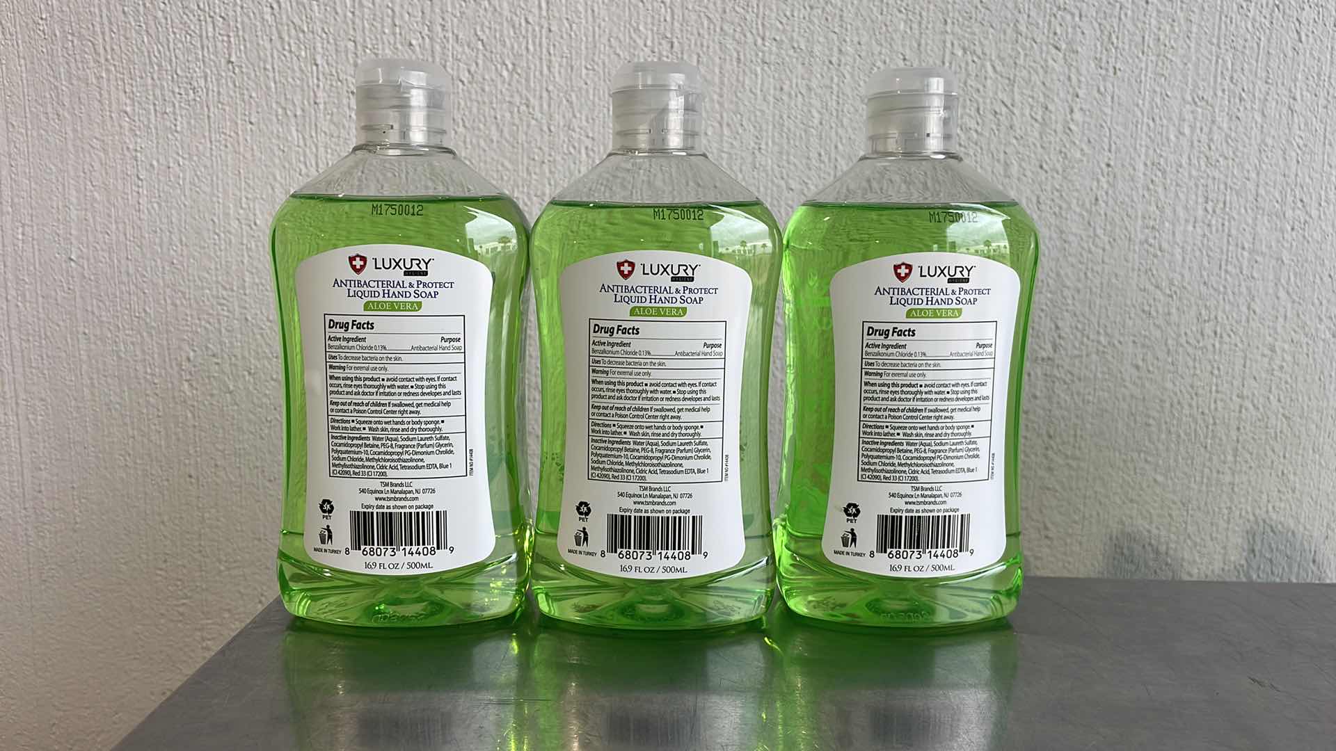 Photo 2 of LUXURY HYGIENE ALOE VERA LIQUID HAND SOAP 3-16.9oz BOTTLES