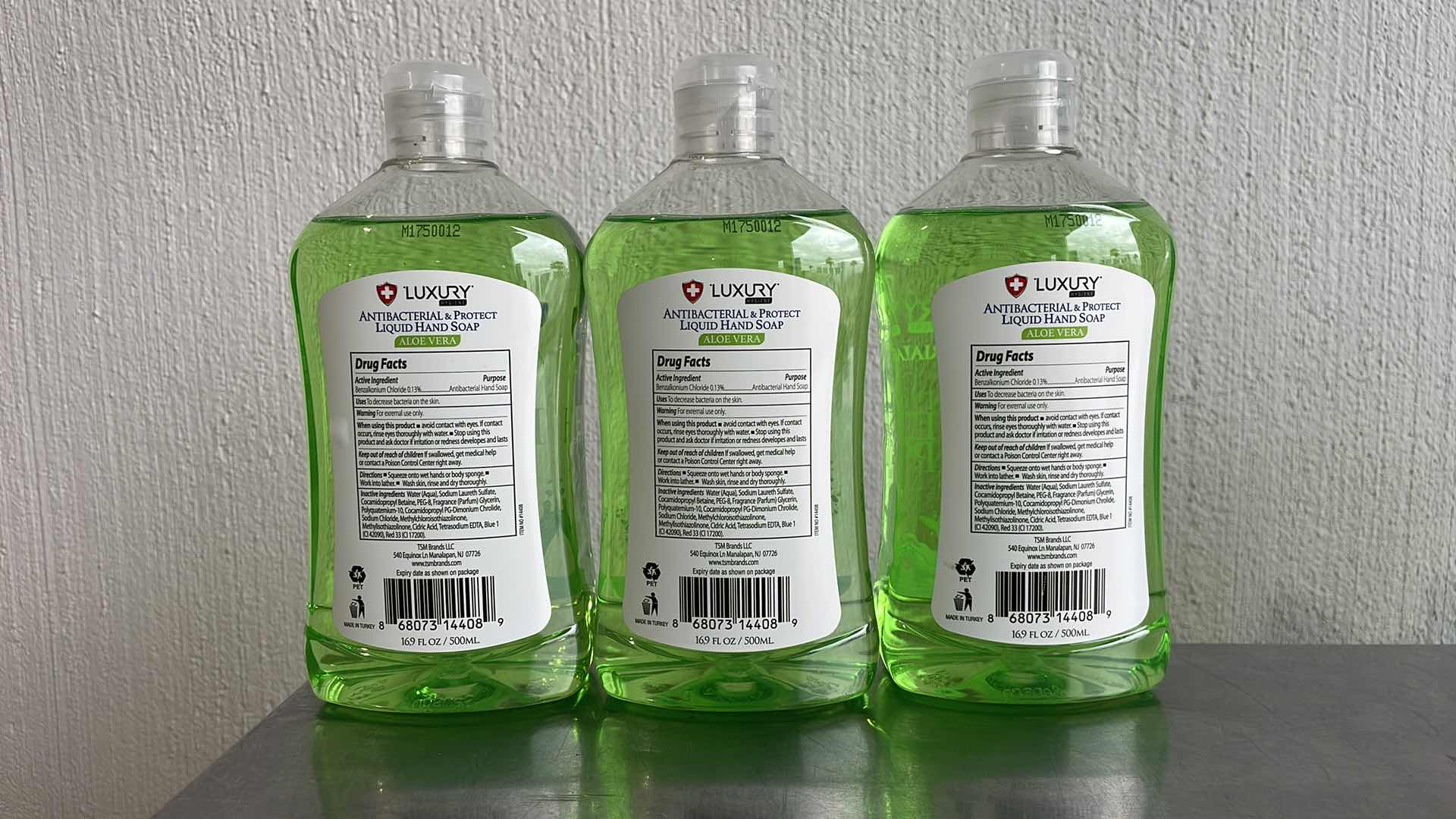 Photo 2 of LUXURY HYGIENE ALOE VERA LIQUID HAND SOAP 3-16.9oz BOTTLES