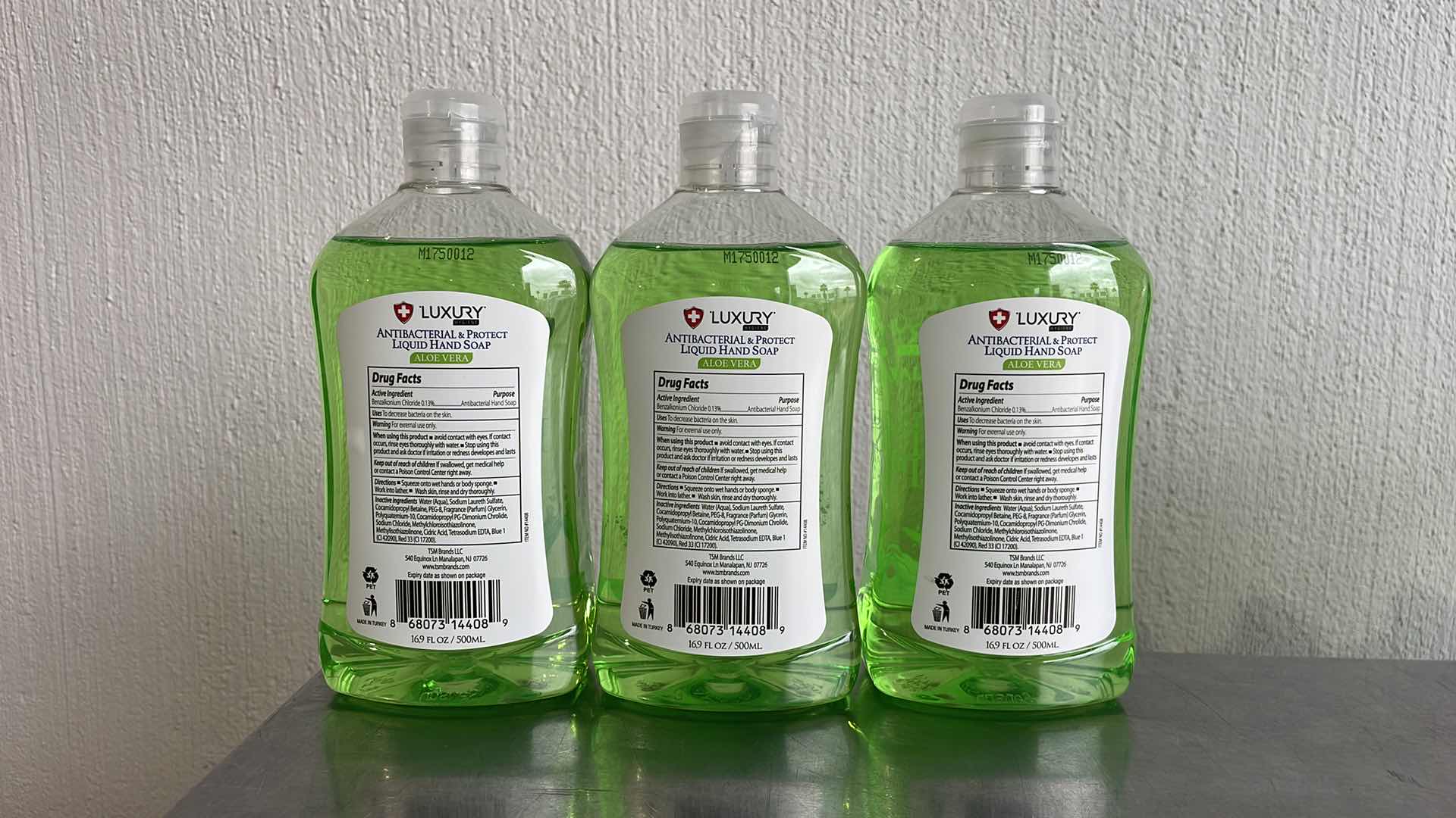 Photo 2 of LUXURY HYGIENE ALOE VERA LIQUID HAND SOAP 3-16.9oz BOTTLES