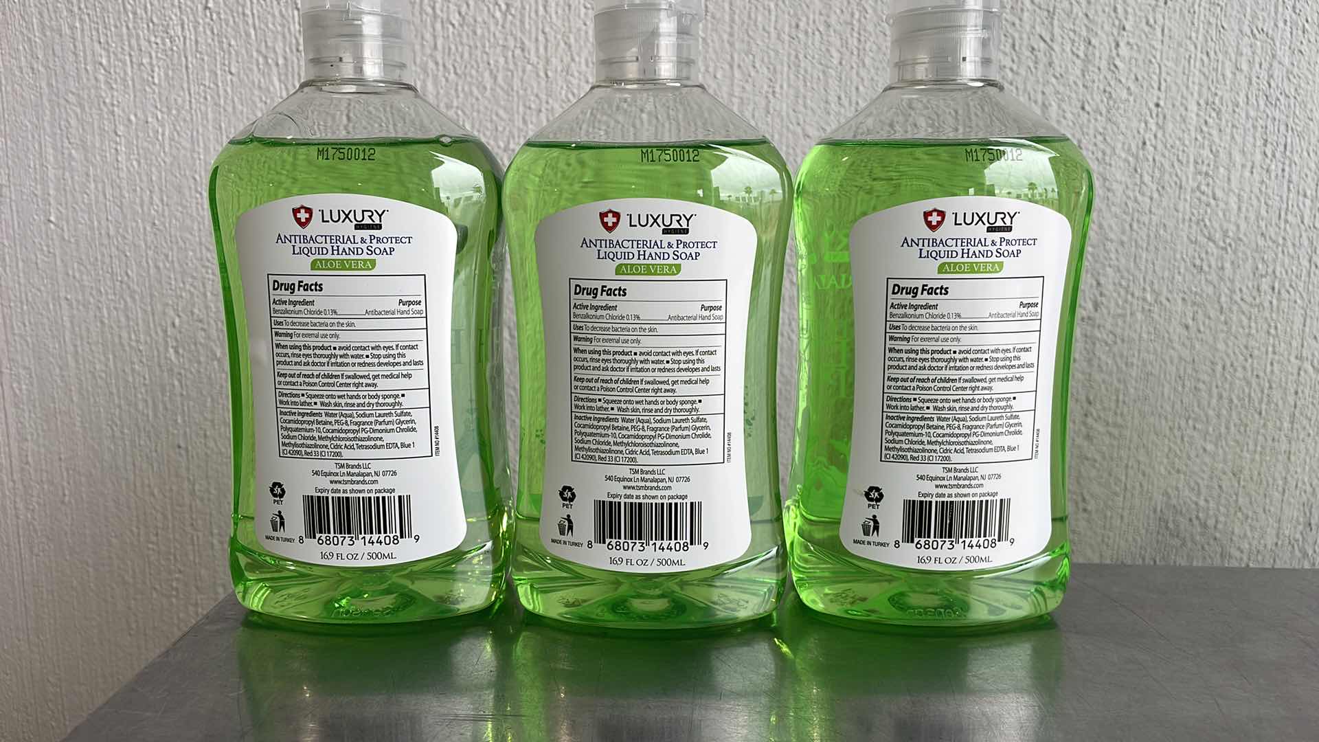 Photo 2 of LUXURY HYGIENE ALOE VERA LIQUID HAND SOAP 3-16.9oz BOTTLES